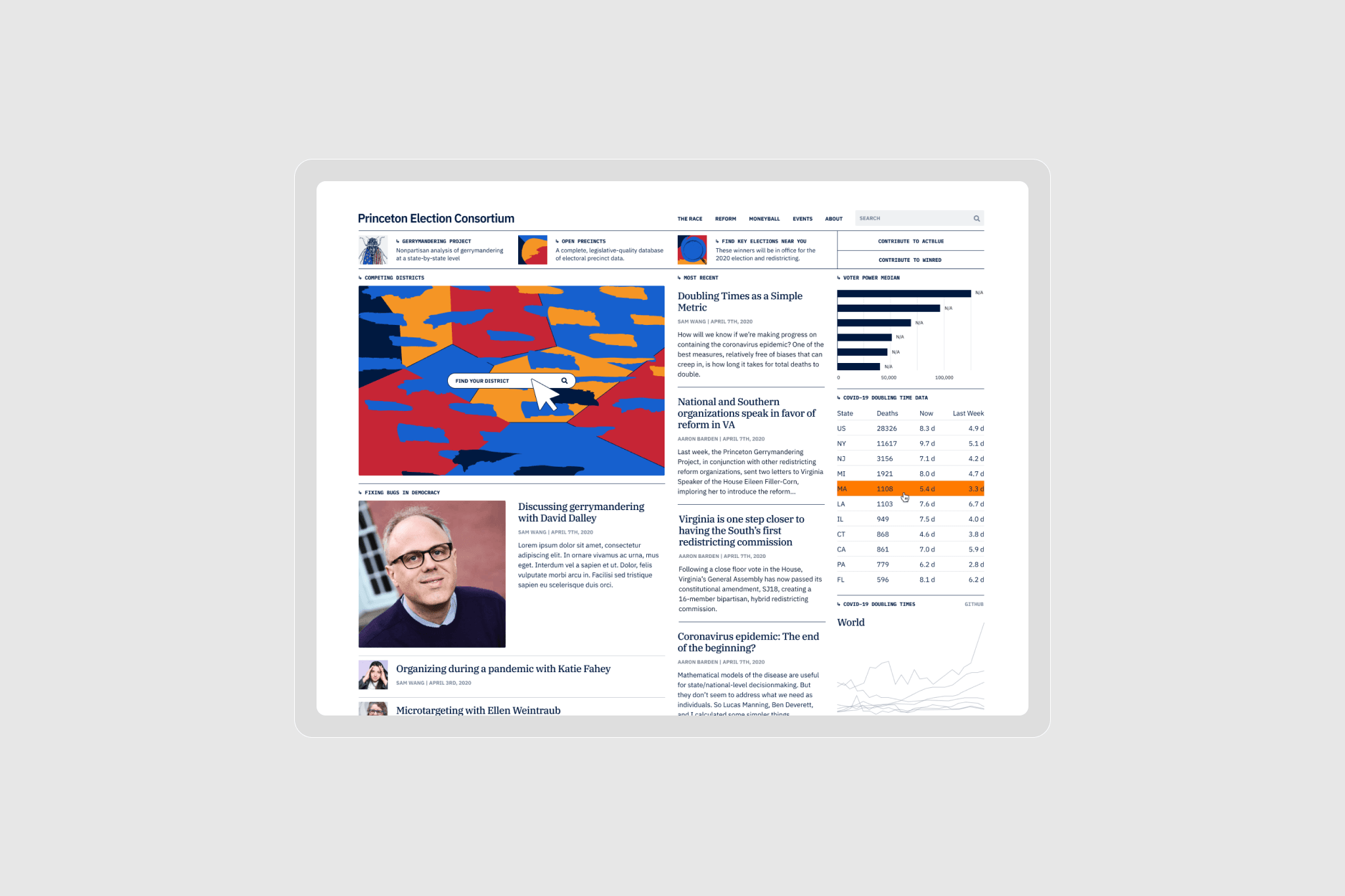 Election Consortium, Product cover image